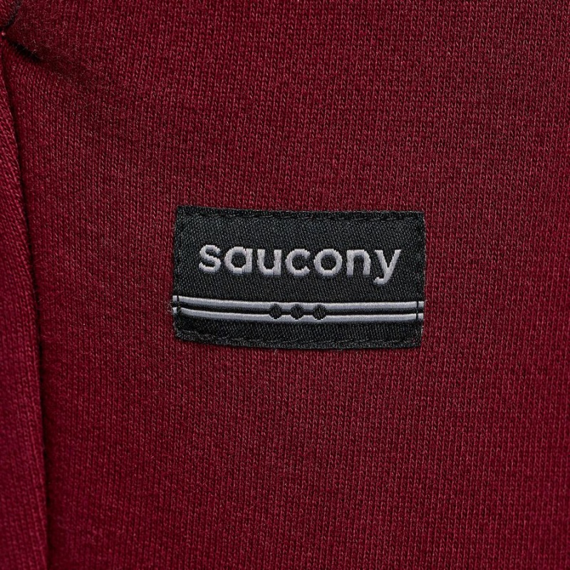 Men's Saucony Recovery Sweatpants Red | UAE S10842-B80