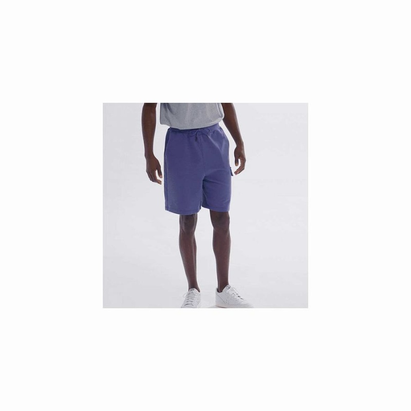 Men's Saucony Rested Sweat Shorts Blue | UAE S73689-V12