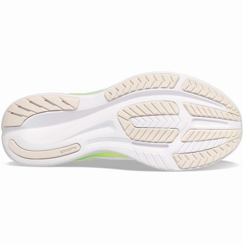 Men's Saucony Ride 16 Running Shoes White / Green | UAE S98476-X17