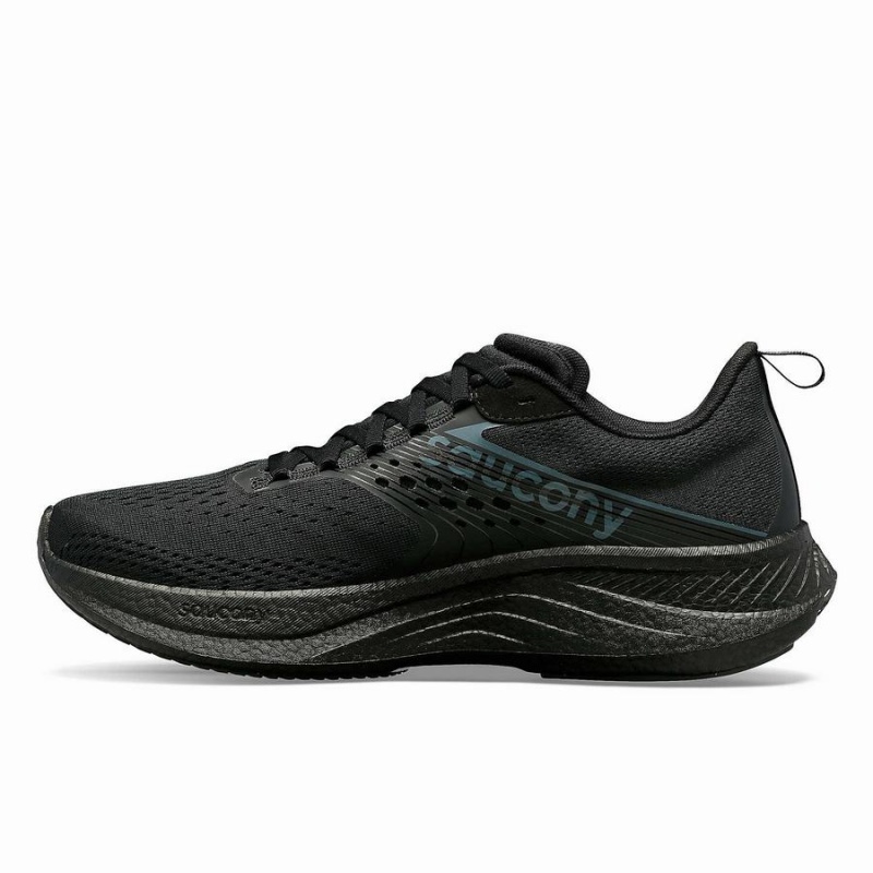 Men's Saucony Ride 17 Running Shoes Black | UAE S51472-V01