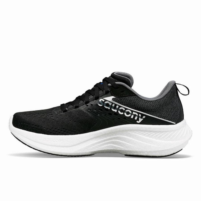 Men's Saucony Ride 17 Running Shoes Black / White | UAE S21946-A21