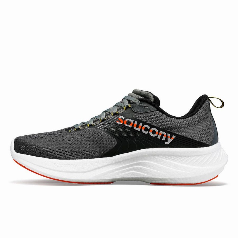 Men's Saucony Ride 17 Running Shoes Grey | UAE S69807-N02