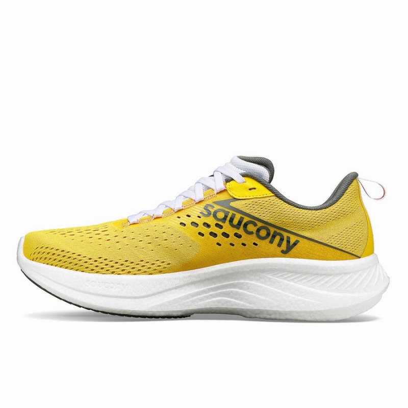 Men's Saucony Ride 17 Running Shoes Yellow | UAE S96738-S20