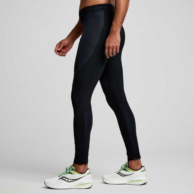 Men's Saucony Runshield Tight Black | UAE S13654-F91