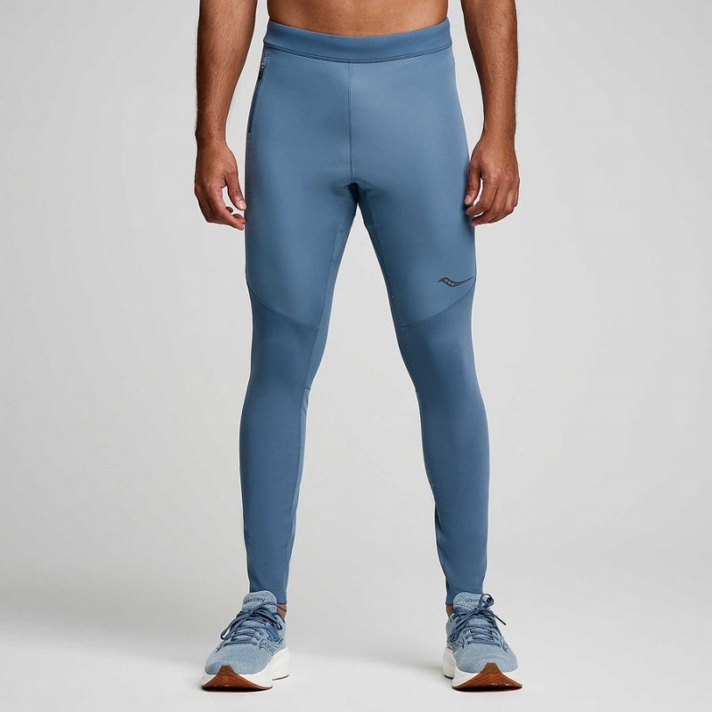 Men\'s Saucony Runshield Tight Blue | UAE S53874-D76