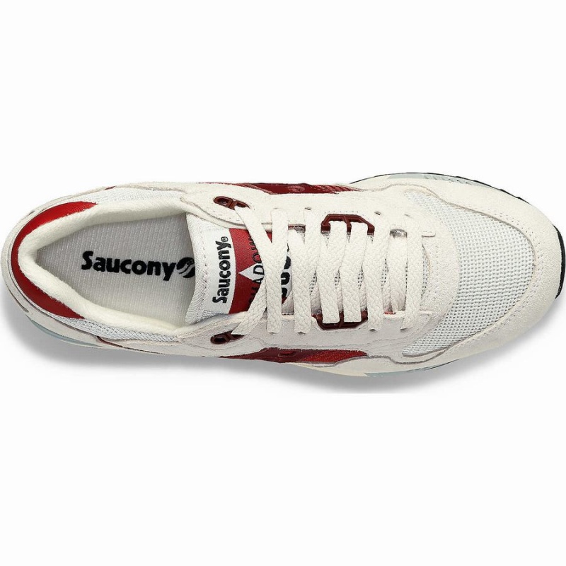 Men's Saucony Shadow 5000 Sneakers White / Red | UAE S50318-L91