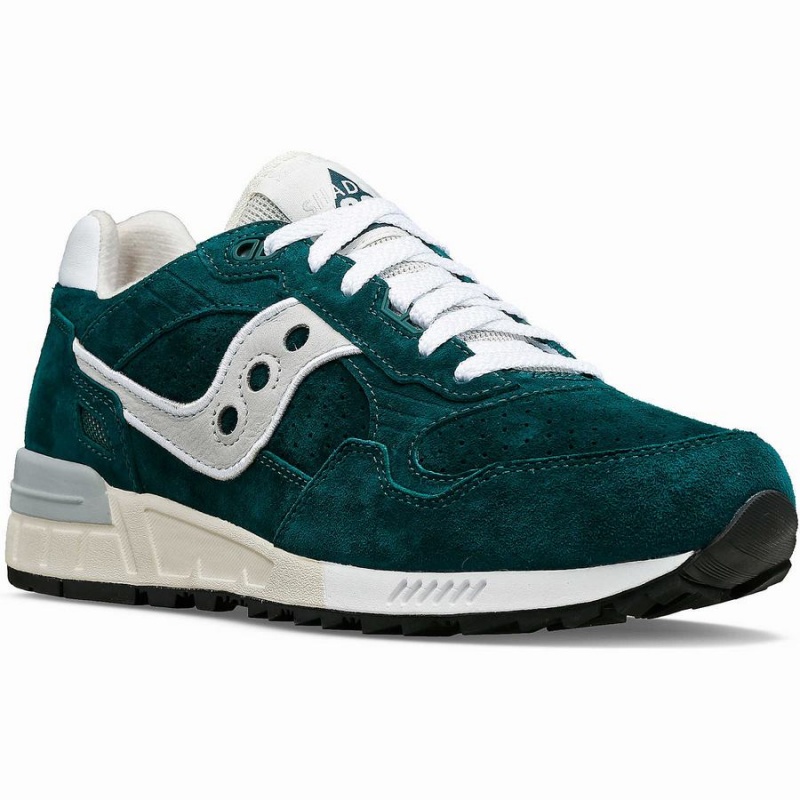 Men's Saucony Shadow 5000 Suede Sneakers Green | UAE S86517-A80