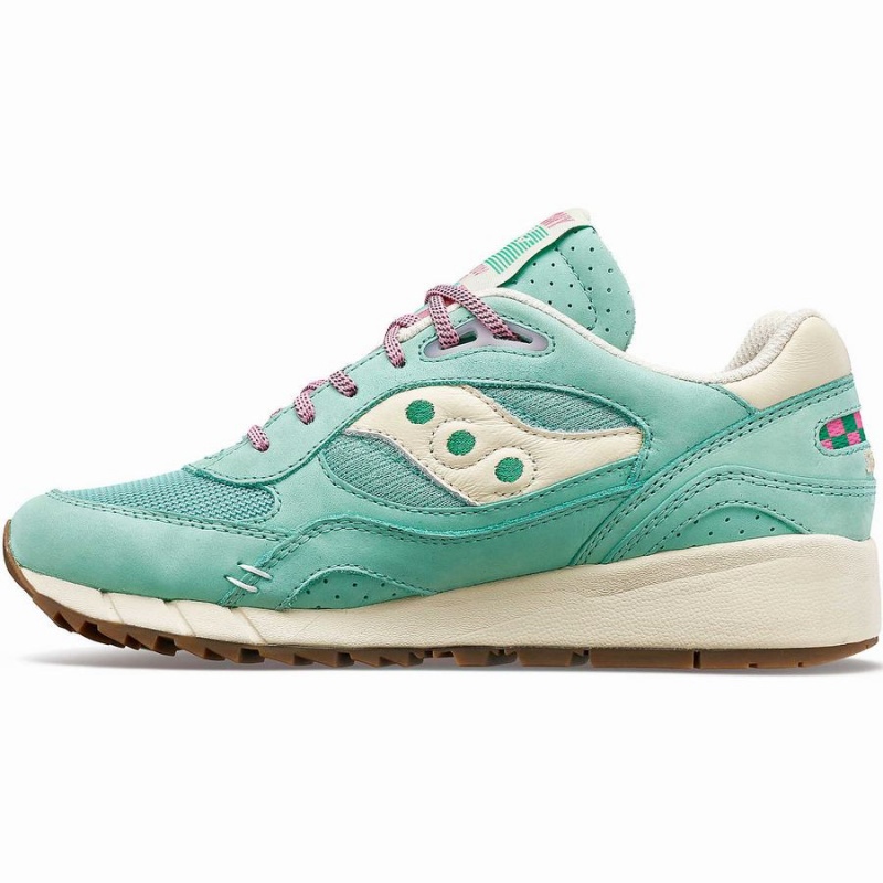 Men's Saucony Shadow 6000 Earth Citizen Sneakers Light Turquoise / White | UAE S97182-M25