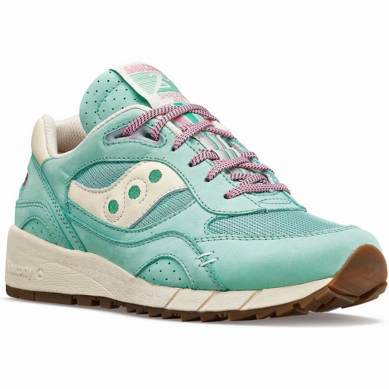 Men's Saucony Shadow 6000 Earth Citizen Sneakers Light Turquoise / White | UAE S97182-M25