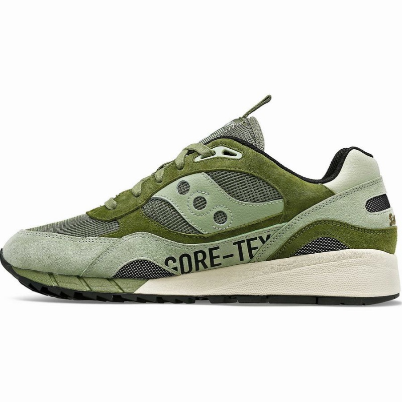 Men's Saucony Shadow 6000 GTX Sneakers Green | UAE S53067-Z12