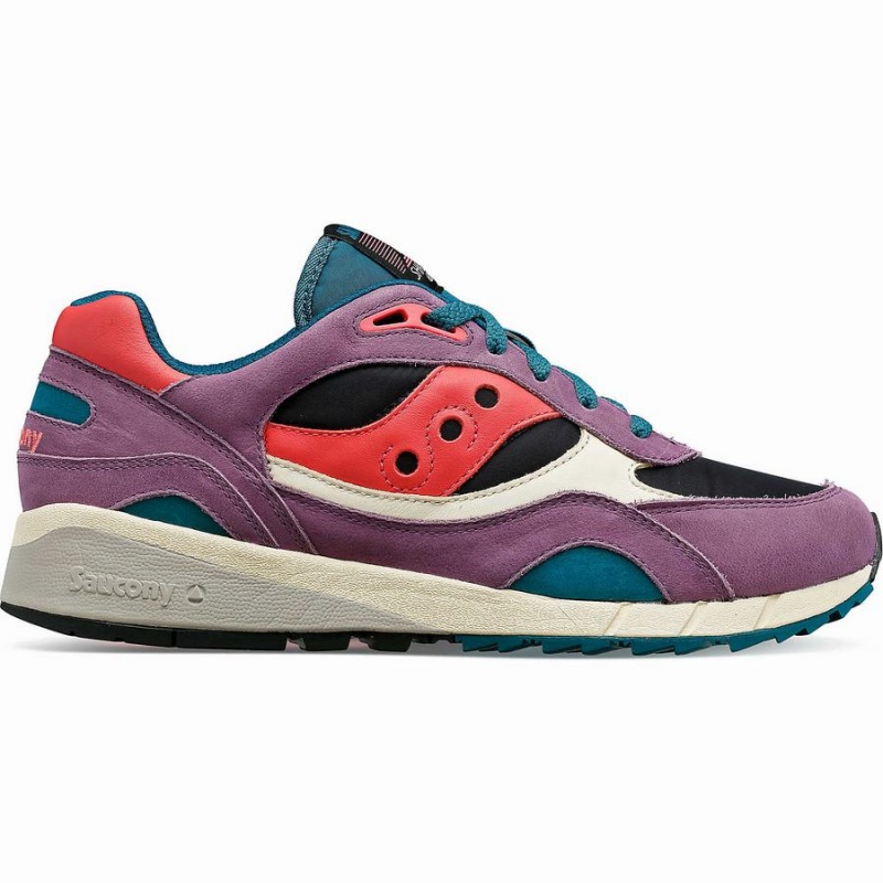 Men\'s Saucony Shadow 6000 Midnight Swimming Sneakers Purple / Black | UAE S56029-J28