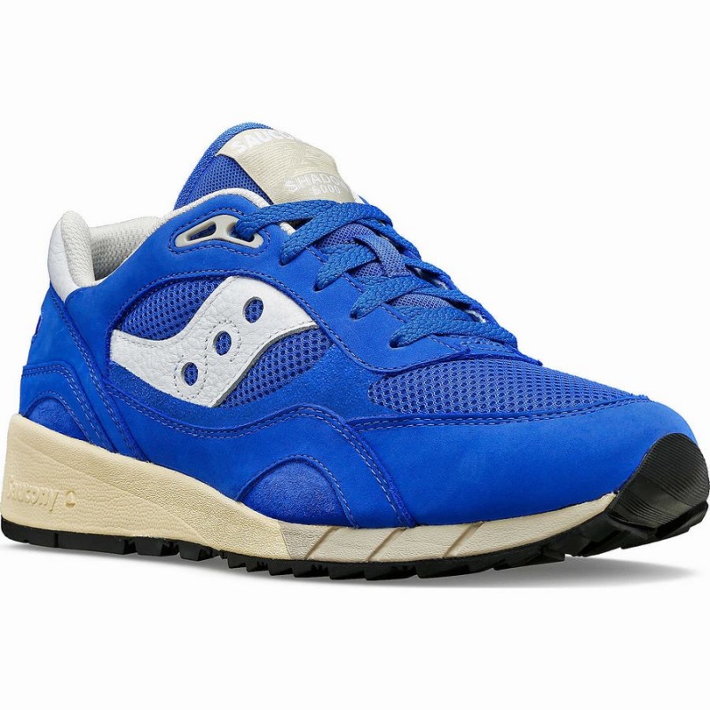 Men's Saucony Shadow 6000 Premium Sneakers Blue / White | UAE S45219-D61