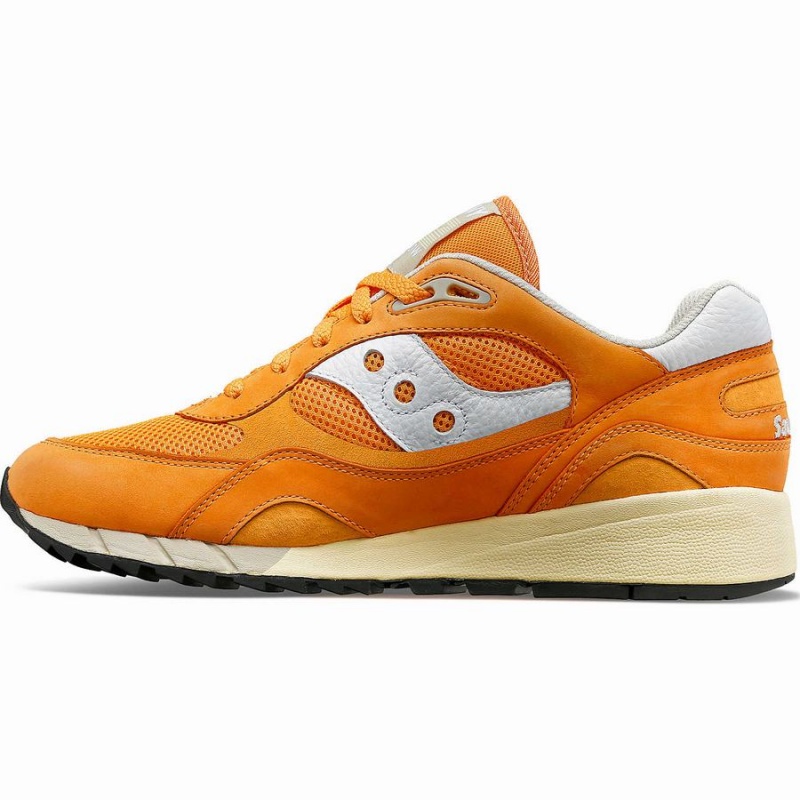 Men's Saucony Shadow 6000 Premium Sneakers Orange / White | UAE S09761-F31