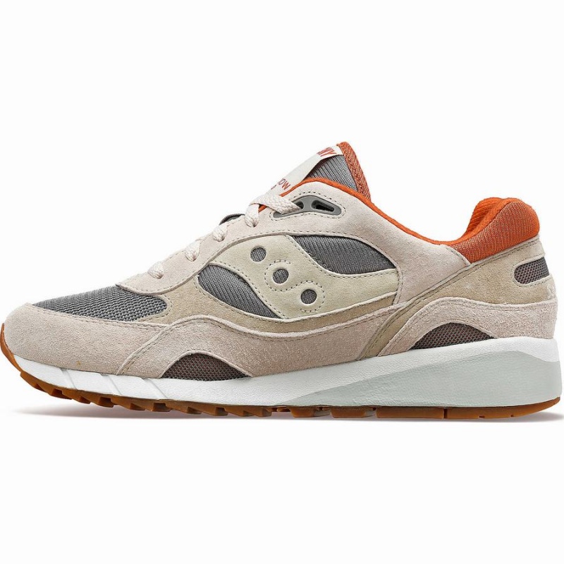 Men's Saucony Shadow 6000 Sneakers Beige / Grey | UAE S61789-X76