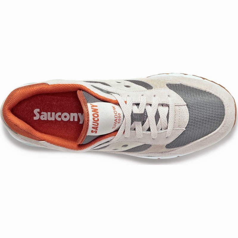 Men's Saucony Shadow 6000 Sneakers Beige / Grey | UAE S61789-X76