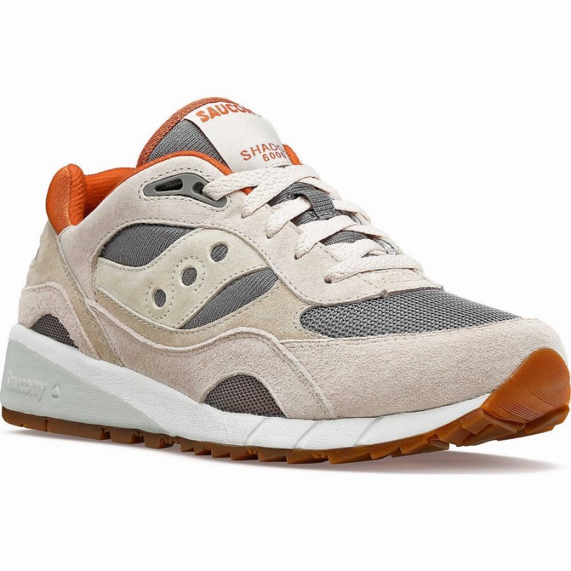 Men's Saucony Shadow 6000 Sneakers Beige / Grey | UAE S61789-X76