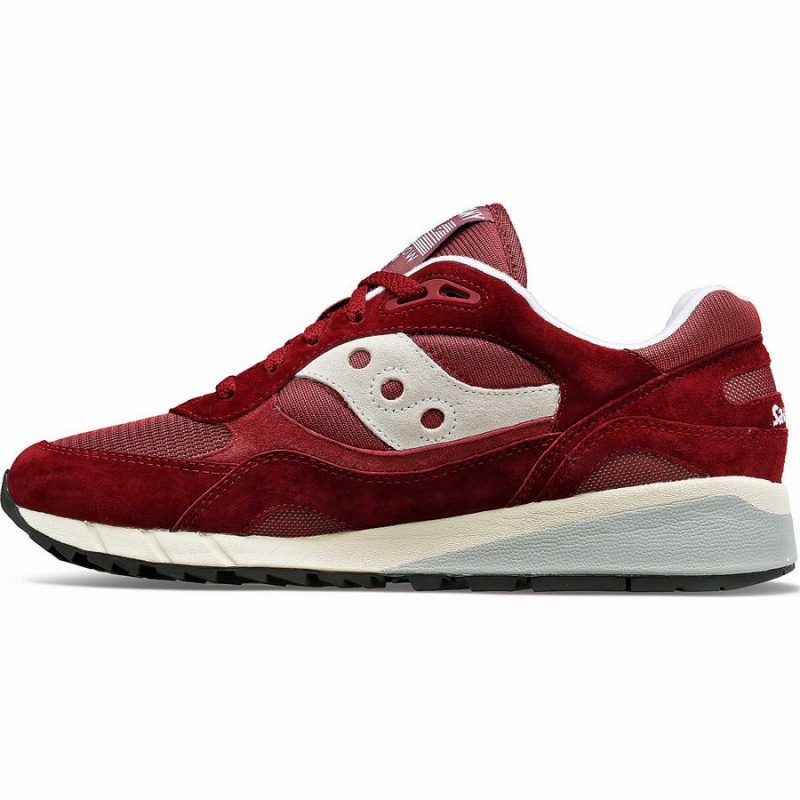 Men's Saucony Shadow 6000 Sneakers Burgundy | UAE S87054-P97