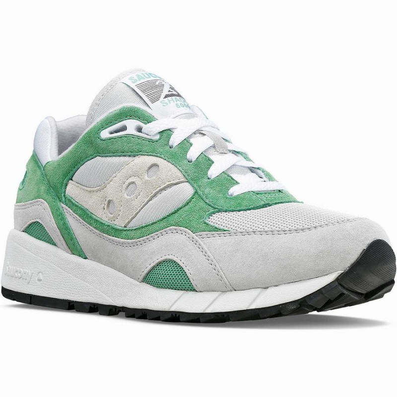 Men's Saucony Shadow 6000 Sneakers Grey / Green | UAE S79156-X61