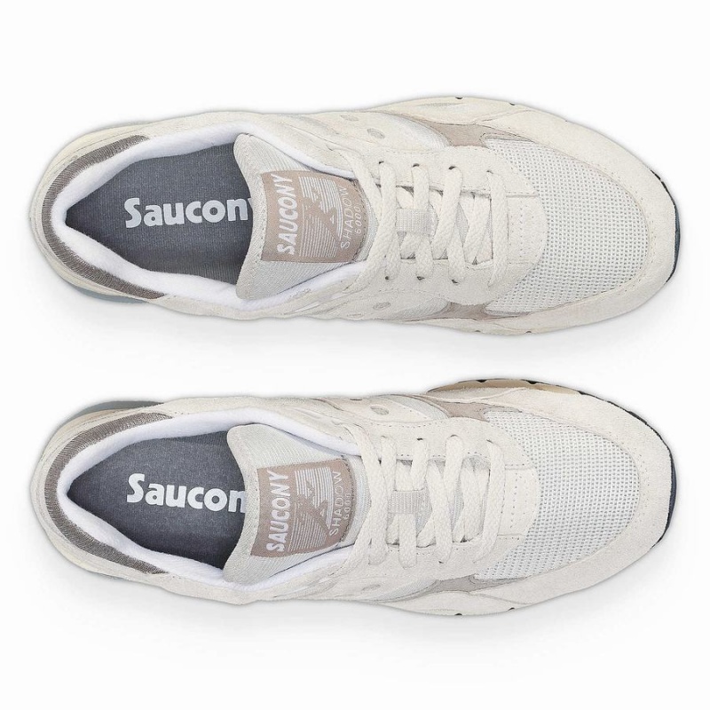 Men's Saucony Shadow 6000 Sneakers White / Grey | UAE S78612-Y34