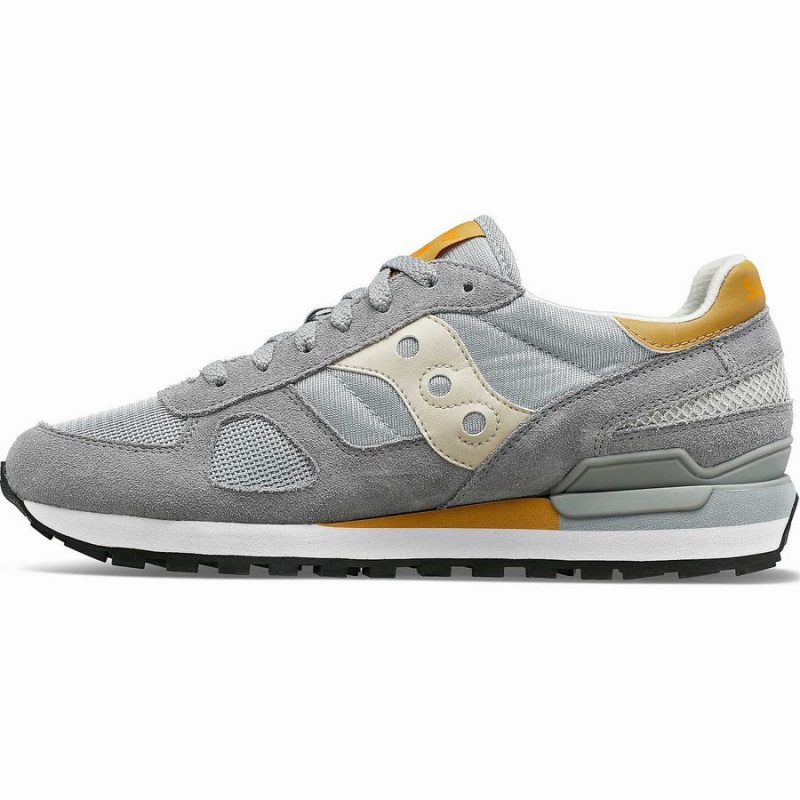 Men's Saucony Shadow Original Sneakers Grey / Brown | UAE S69835-K31