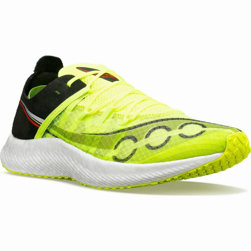 Men's Saucony Sinister Running Shoes Yellow / Black | UAE S42851-B27