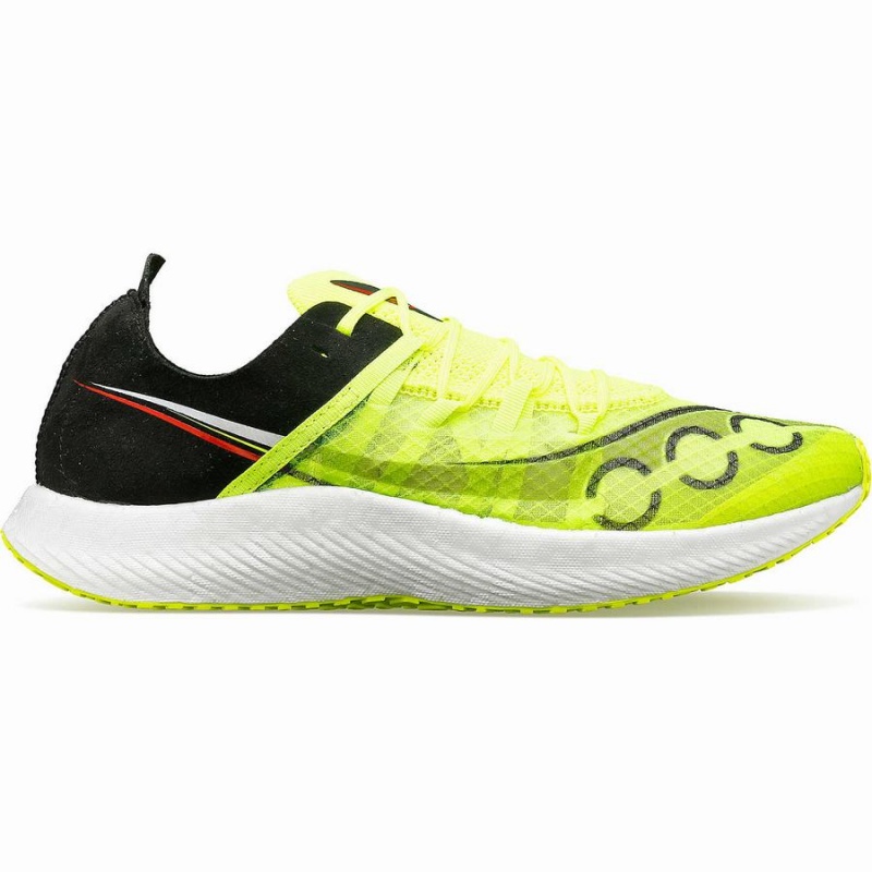 Men\'s Saucony Sinister Running Shoes Yellow / Black | UAE S42851-B27