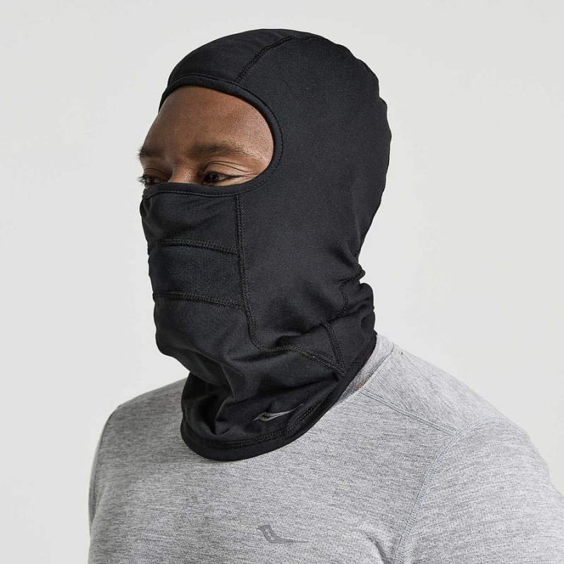 Men\'s Saucony Solstice Balaclava Headband Black | UAE S25968-K09