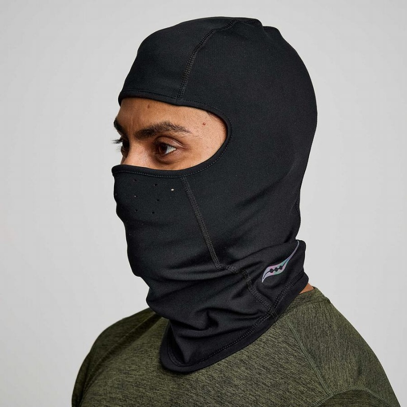 Men\'s Saucony Solstice Balaclava Headband Black | UAE S78149-T86