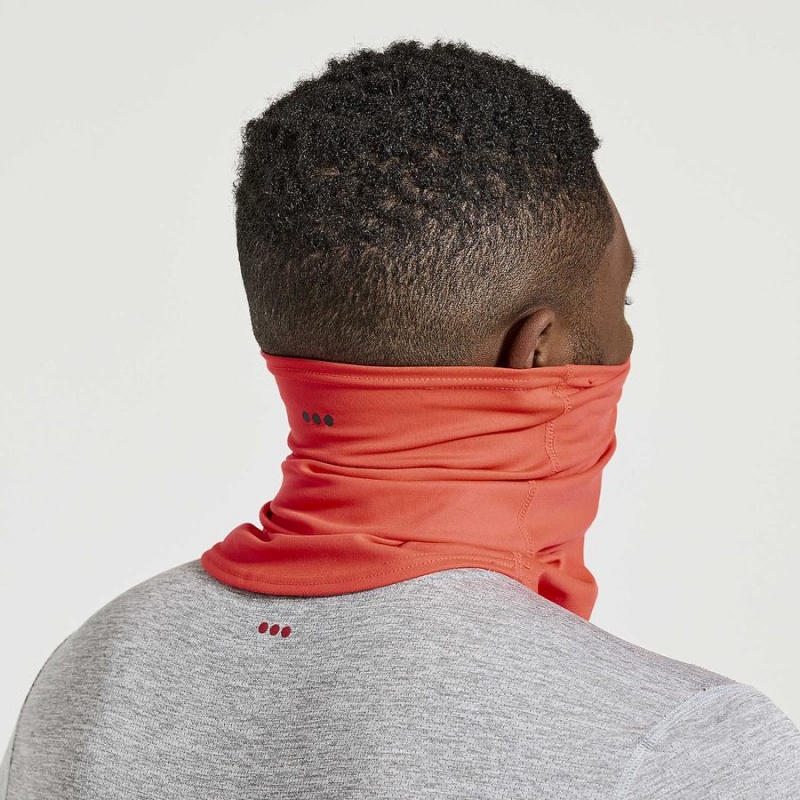 Men's Saucony Solstice Gaiter Neck Warmer Red | UAE S52619-V60