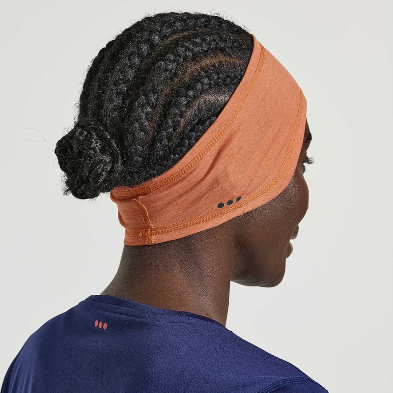 Men's Saucony Solstice Headband Orange | UAE S04253-S48