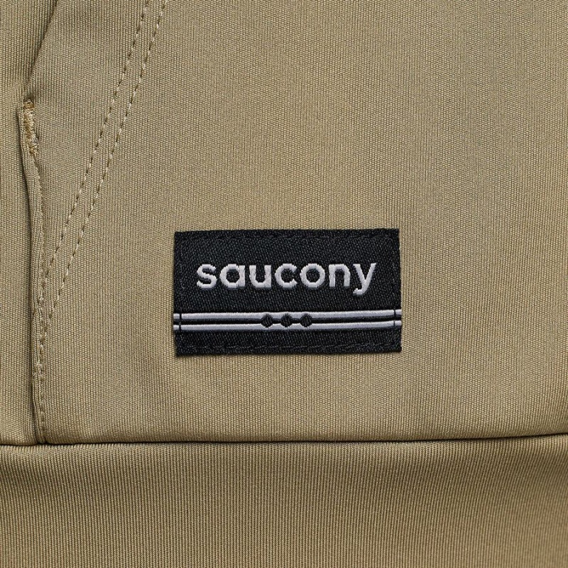 Men's Saucony Solstice Oysterpuff Hoody Jackets Coffee | UAE S96714-A16