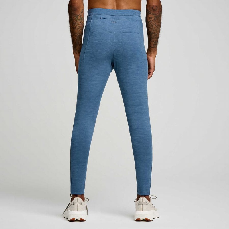 Men's Saucony Solstice Tight Blue | UAE S01467-S86