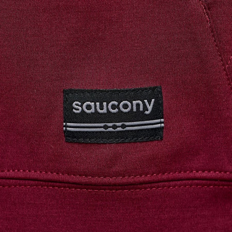 Men's Saucony Solstice Zip Hoody Tops Red | UAE S49061-C29