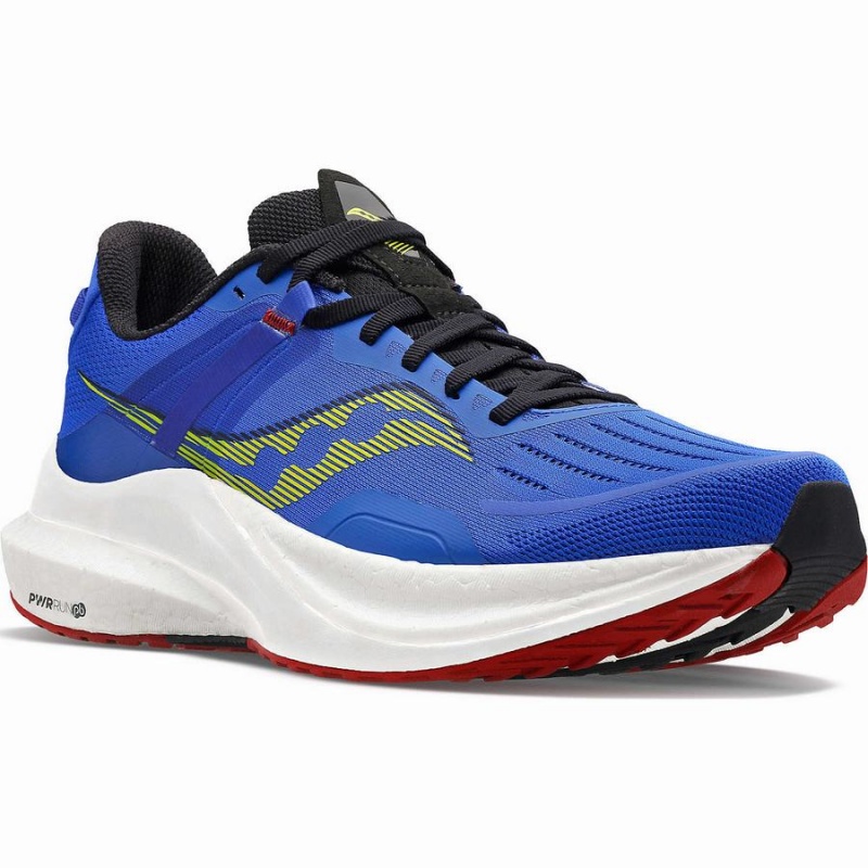 Men's Saucony Tempus Running Shoes Blue | UAE S02816-A70