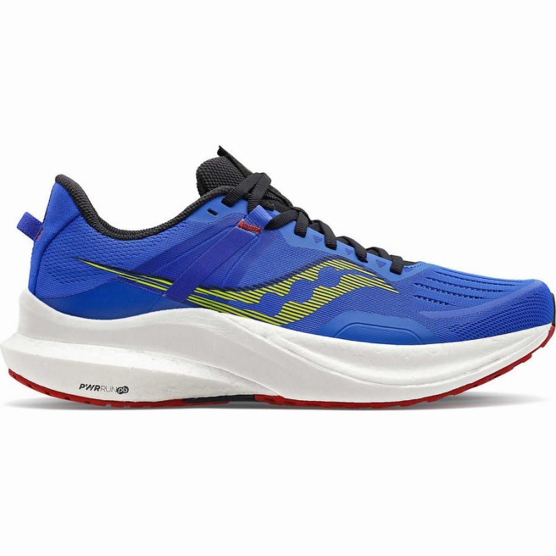 Men\'s Saucony Tempus Running Shoes Blue | UAE S02816-A70