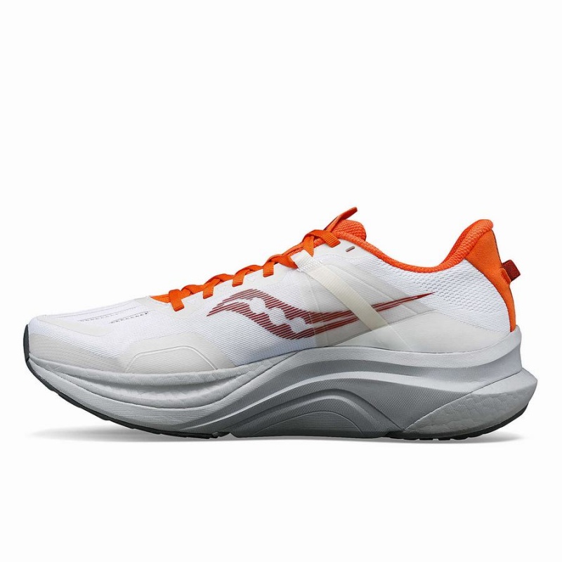 Men's Saucony Tempus Running Shoes White | UAE S05762-Y62