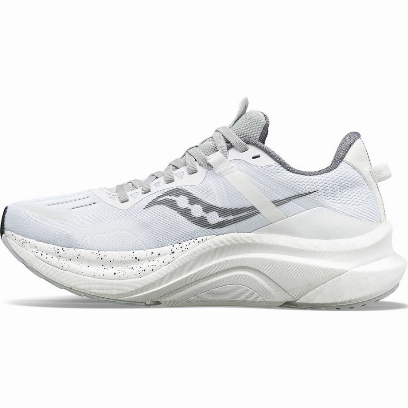 Men's Saucony Tempus Running Shoes White / Black | UAE S47395-Z63