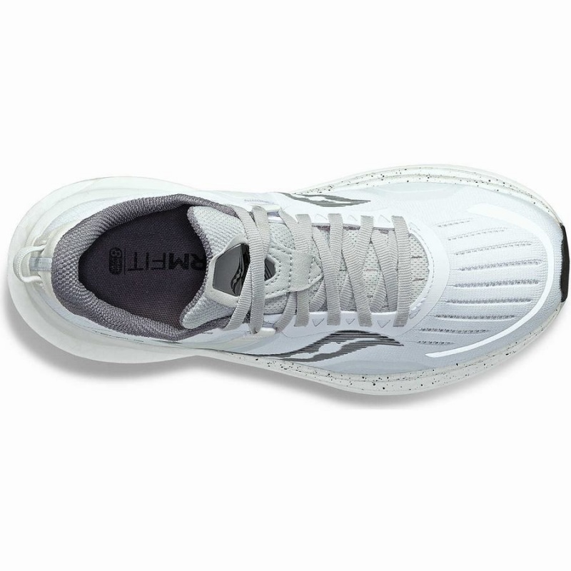 Men's Saucony Tempus Running Shoes White / Black | UAE S47395-Z63