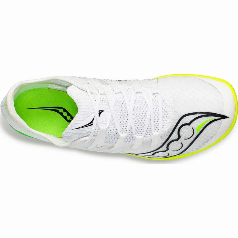 Men's Saucony Terminal VT Track Spikes White / Green | UAE S57482-D45