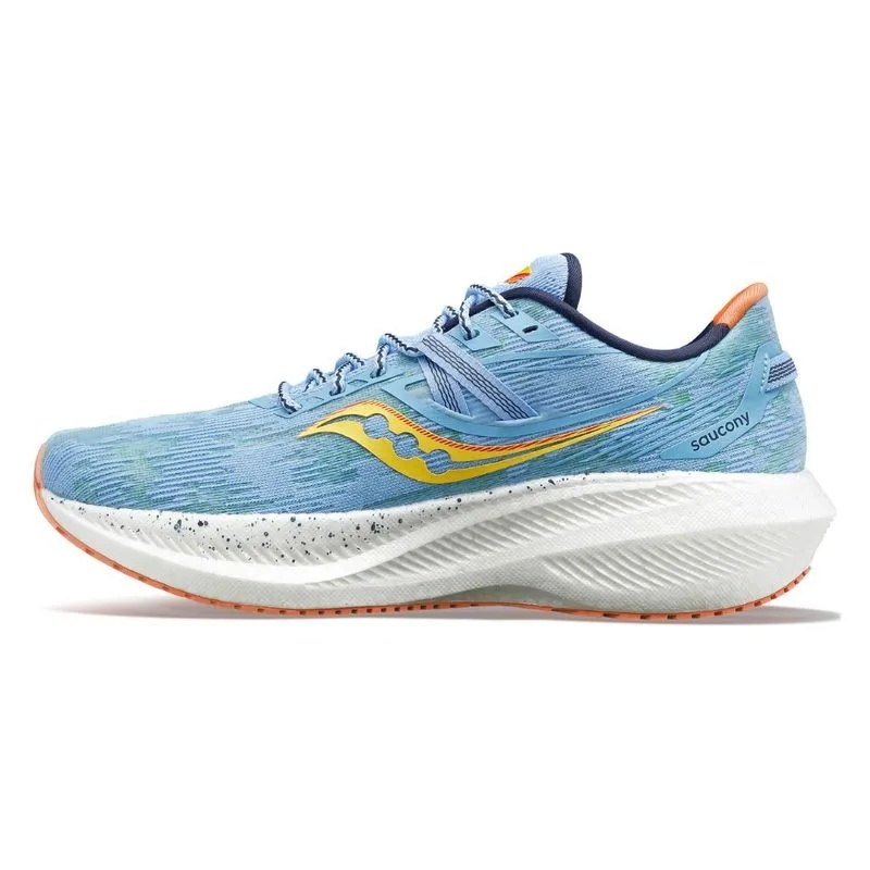 Men's Saucony Triumph 20 Running Shoes Light Blue / White | UAE S21750-W60