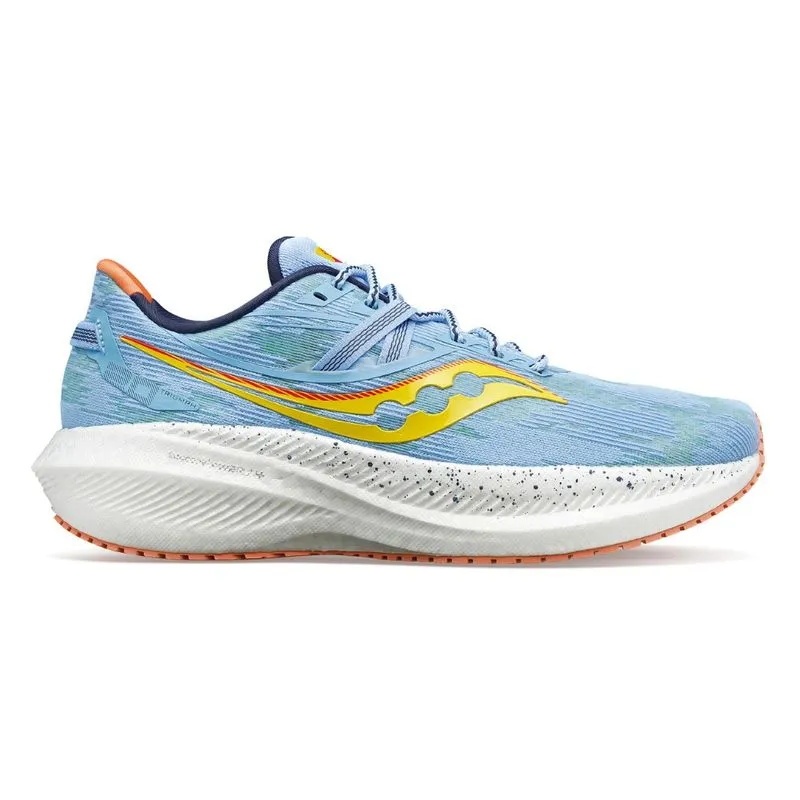 Men\'s Saucony Triumph 20 Running Shoes Light Blue / White | UAE S21750-W60