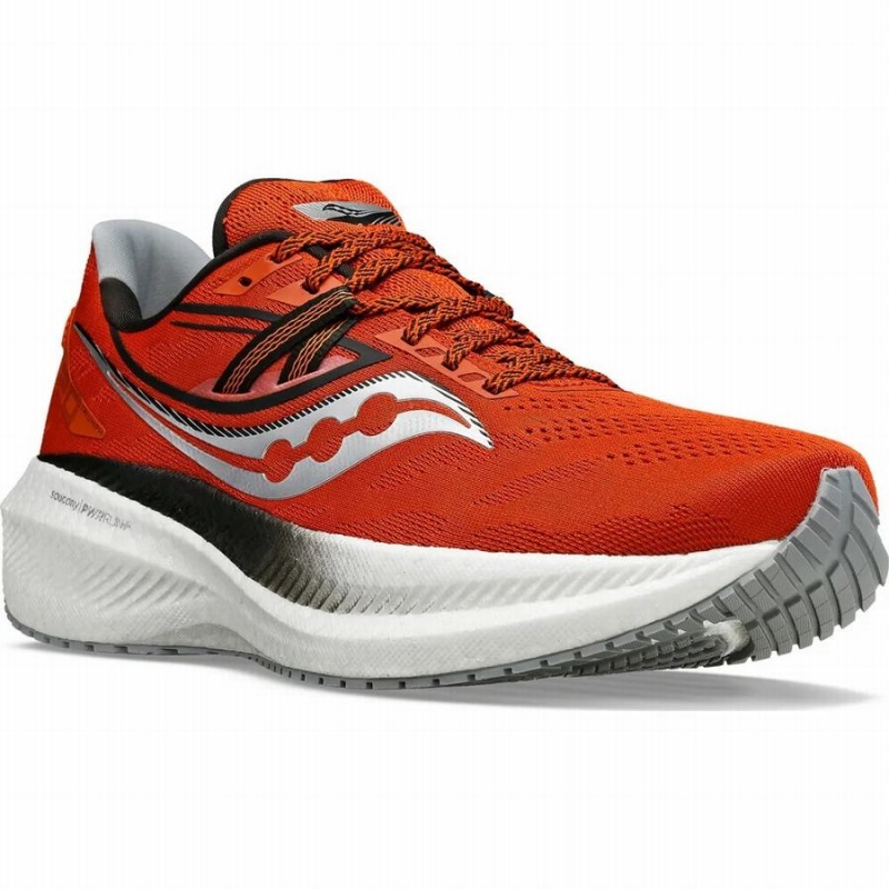 Men's Saucony Triumph 20 Running Shoes Red | UAE S13952-J59