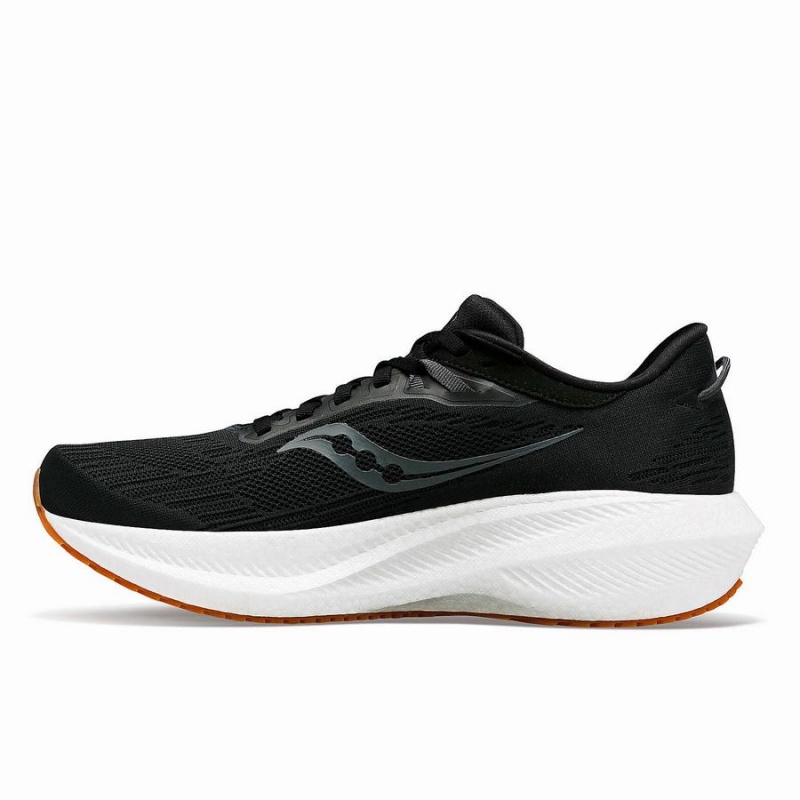 Men's Saucony Triumph 21 Running Shoes Black | UAE S87094-G57