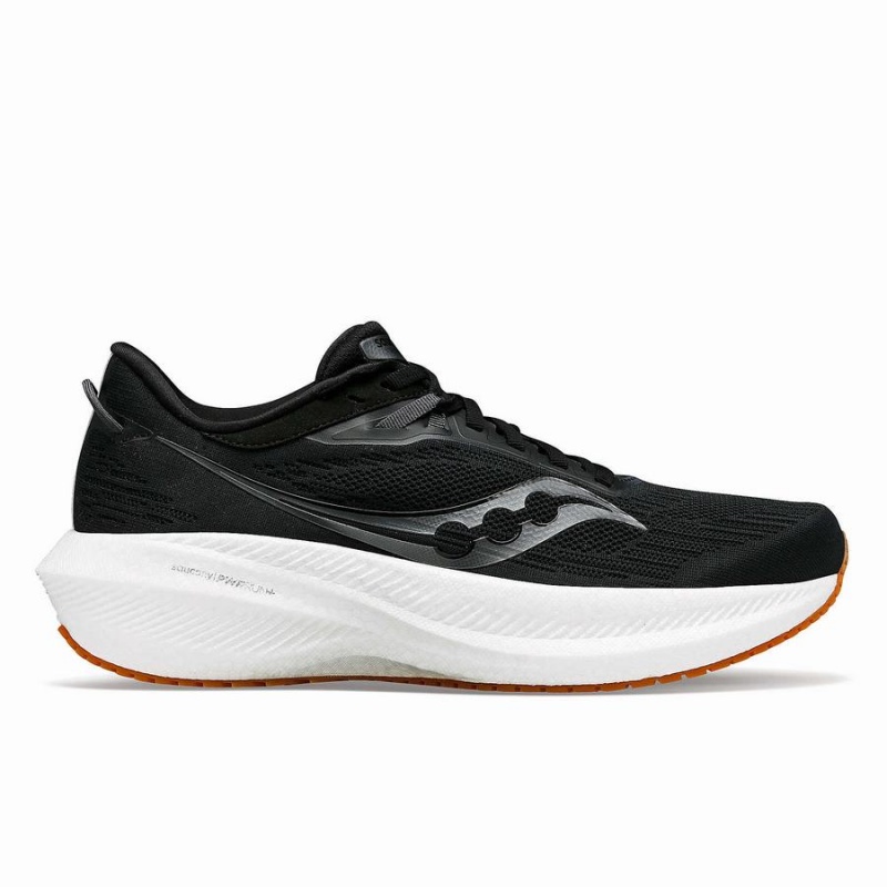 Men\'s Saucony Triumph 21 Running Shoes Black | UAE S87094-G57