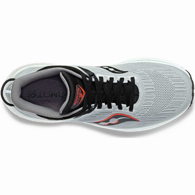 Men's Saucony Triumph 21 Running Shoes Grey / Black | UAE S35791-G87