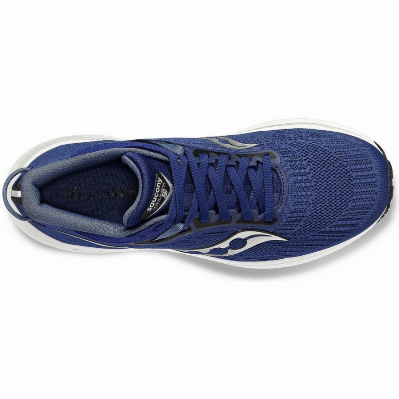 Men's Saucony Triumph 21 Running Shoes Indigo / Black | UAE S35427-H06