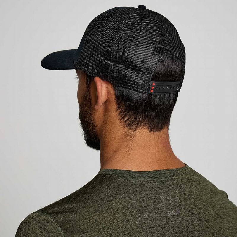 Men's Saucony Trucker Hats Black | UAE S28935-H84