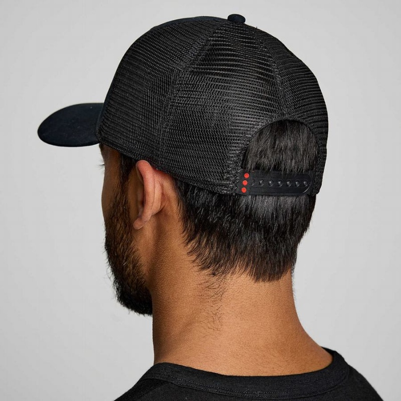 Men's Saucony Trucker Hats Black | UAE S35127-J57