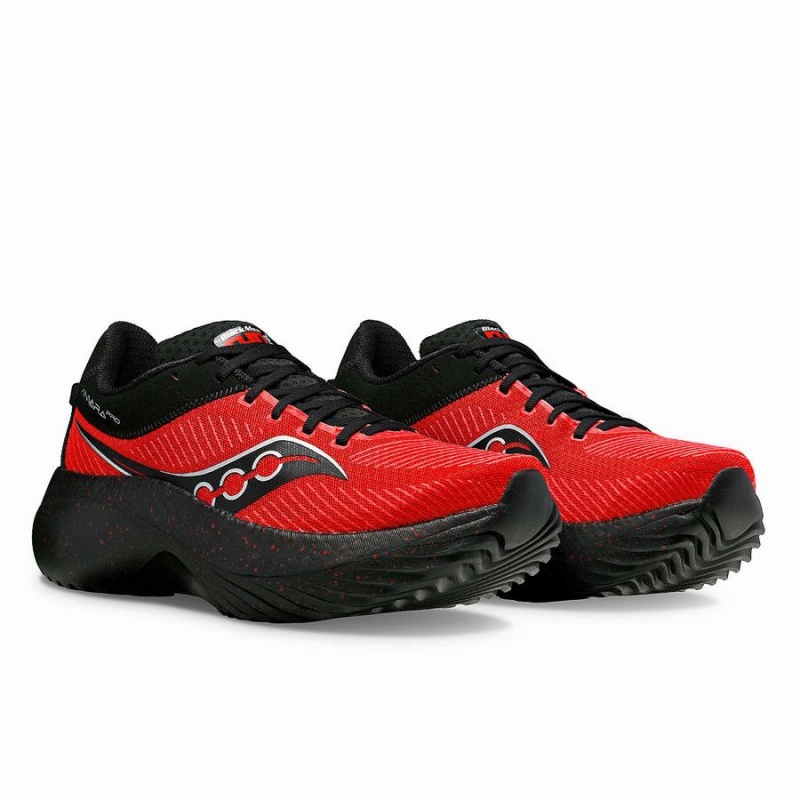 Men's Saucony X Black Men Run Kinvara Pro Running Shoes Red / Black | UAE S64750-C93