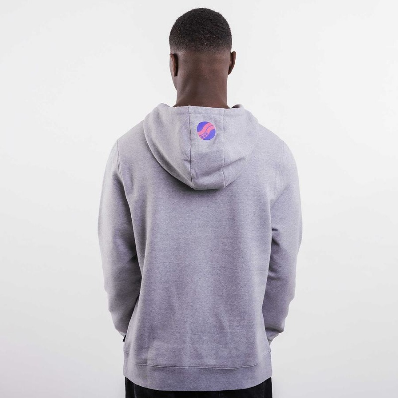 Men's Saucony X Frank Cooke Rested Hoodie Light Grey | UAE S32569-A48